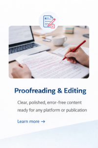 Proofreading & Editing