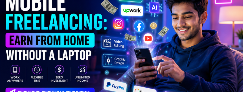 Mobile Freelancing: Earn From Home Without a Laptop